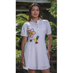 Vestido Marfil Nectar de la vida – Hilos de Fauna